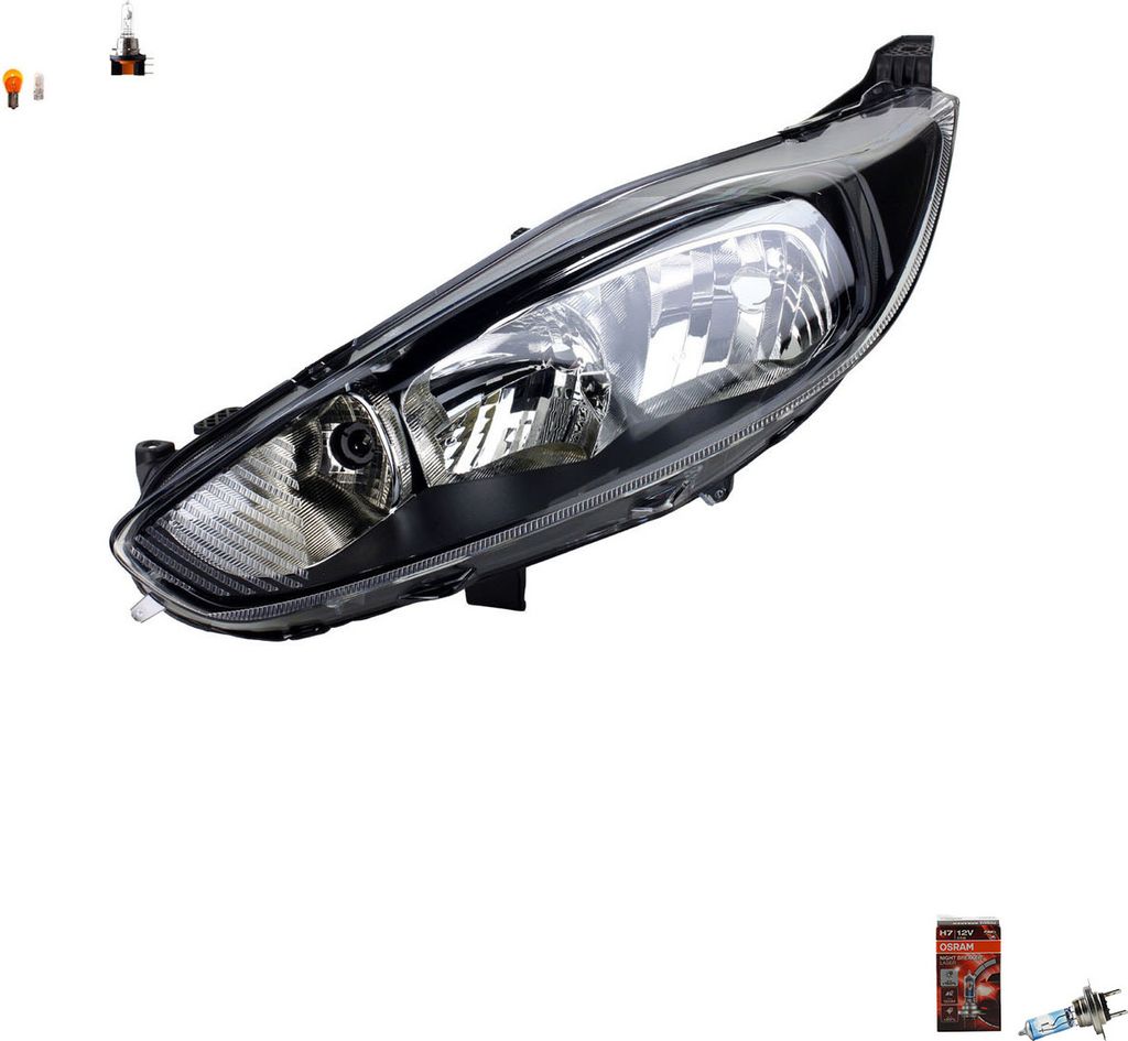 Johns, Scheinwerfer + Osram Night Breaker Laser passend für Ford Fiesta 08 12/ 12- Links 1789946 1767024 1806749 1831958 1857449 1874083 1889780 2...