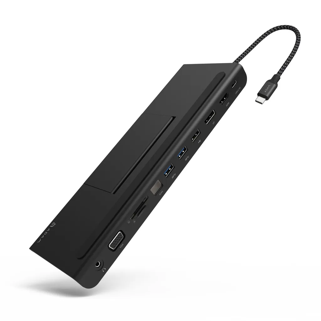 Adaptateur USB-C 11 en 1 Idéal pour le Télétravail et Double Écran 4K