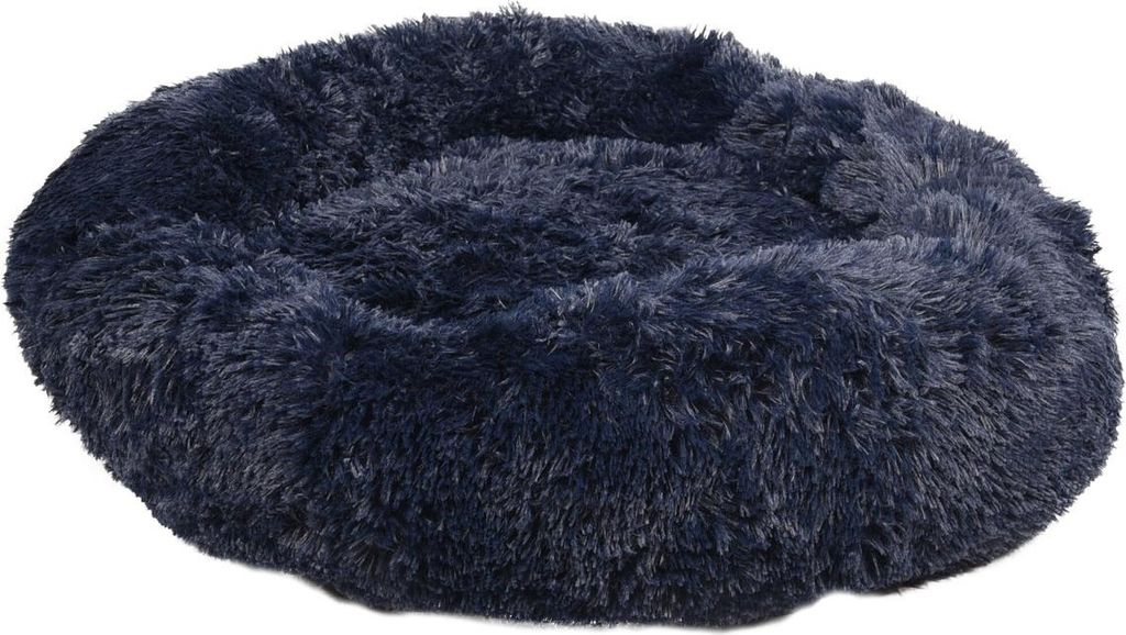 Flamingo Hundebett Krems rund marineblau, Maße: 70 cm