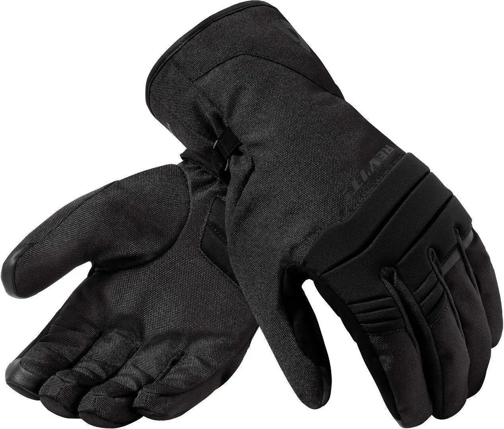 Gants de moto d'hiver Revit Bornite H2O WP noirs en taille M