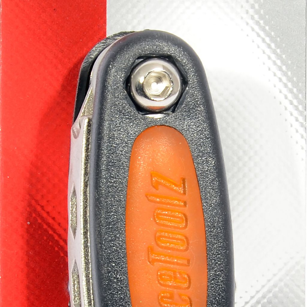 Multitool Icetooz 12,8 cm Stahl Matt schwarz 17-teilig