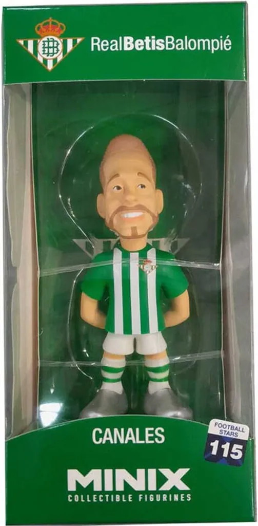 Figurine Minix Real Betis 12 cm Sergio Canales n°143 Edition Limitée