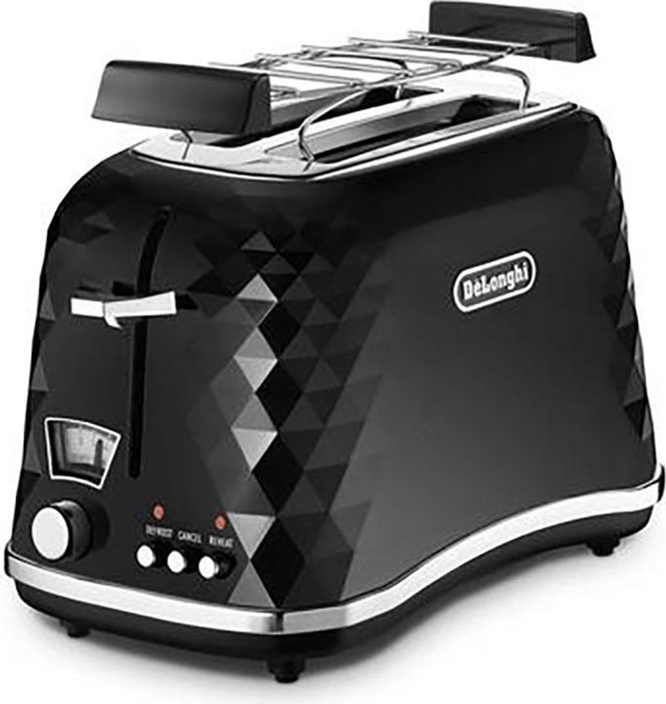 De'Longhi Brilliante 2 tranche(s) 900 W Noir Image du produit 