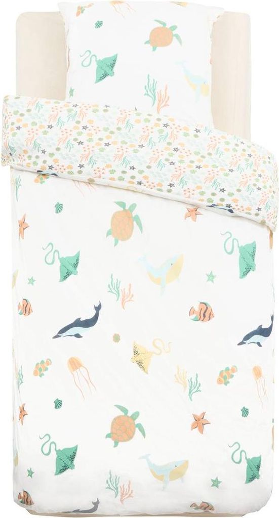 Kinderbettwäsche orta baumwolle 140x200 cm meerestiere - Atmosphera créateur d'intérieur