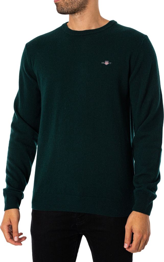 GANT Superfeines Lammwoll-Sweatshirt, Grün L