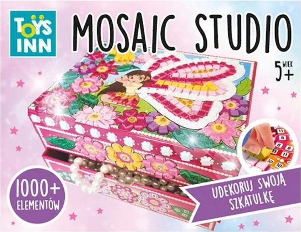 Cercueil Mosaïque de Fées STnux - Décoration Brillante et Créative DIY