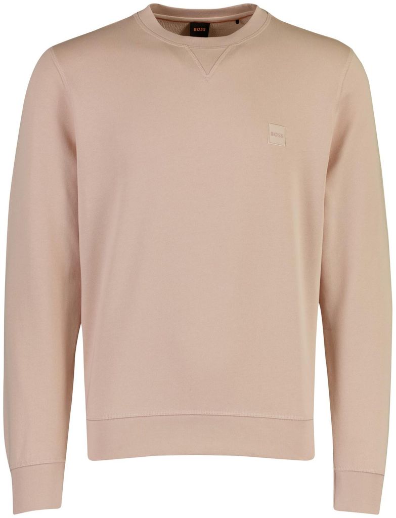Pullover rosa BOSS Orange Westart quadratisches Logo