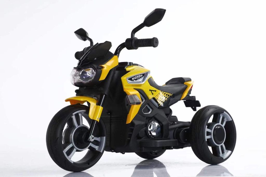 BoGi Elektro-Kindermotorrad 3-Rad mit Musik und Licht – 6V Elektrofahrzeug, in 4 Farben