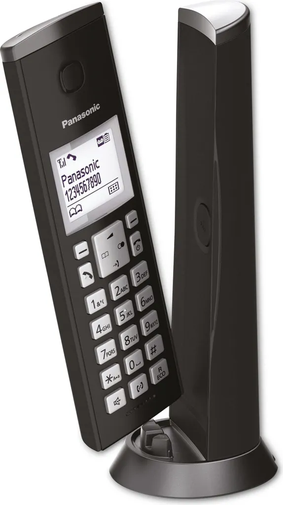 Téléphone pour Maison Panasonic KX-TGK220GB Noir Chic et Pratique