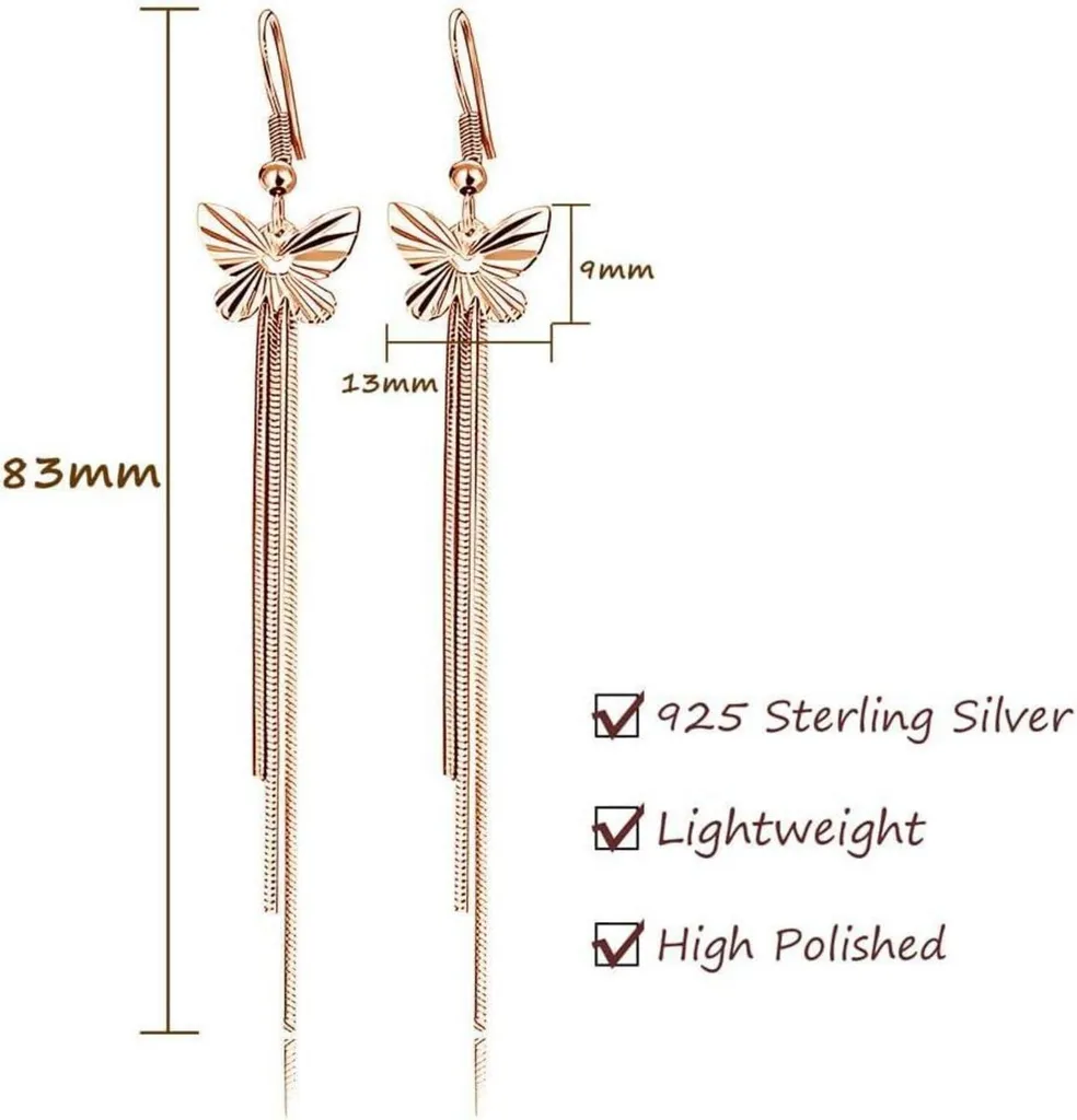 YAFEINI Anelli da donna con libellula in argento Sterling 925 con
