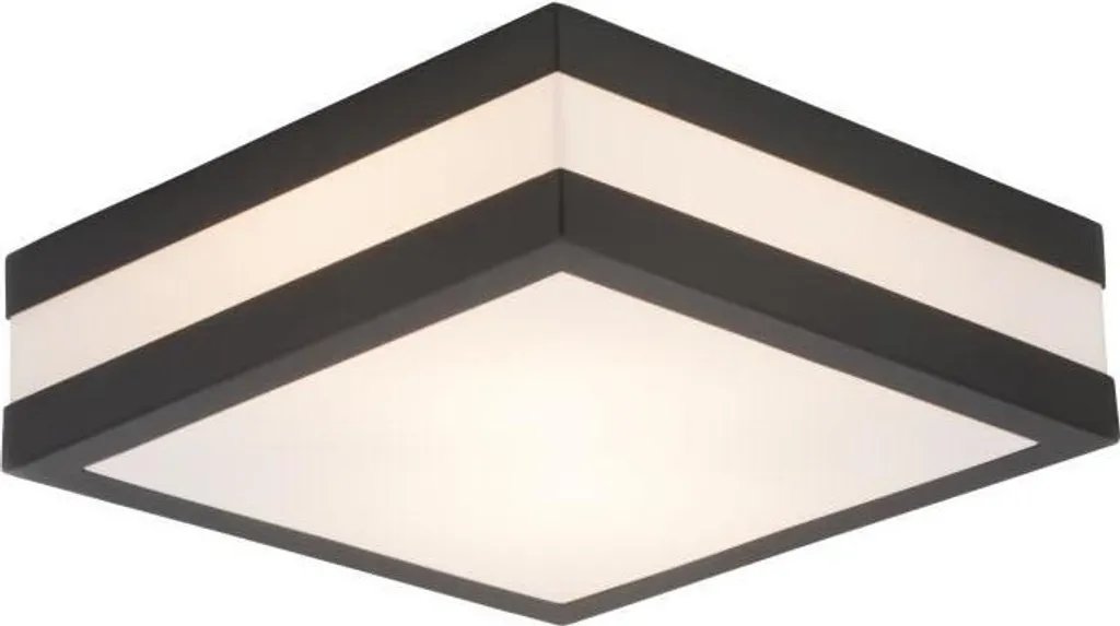 Illumina le Tue Sere: Applique Brilliant Matteo Antracite Inox IP44