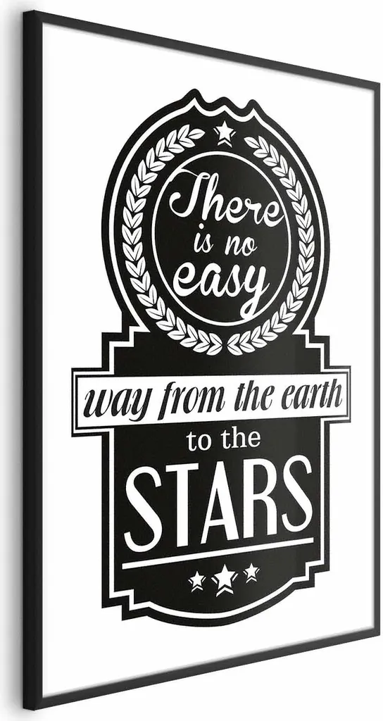 Poster 60x90 con Cornice Nera Senza Margini | Eleganza Moderna