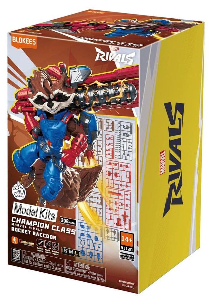 Marvel Rivals, stavebnica plastovej figúrky Rakety Norca – Obrázok produktu 