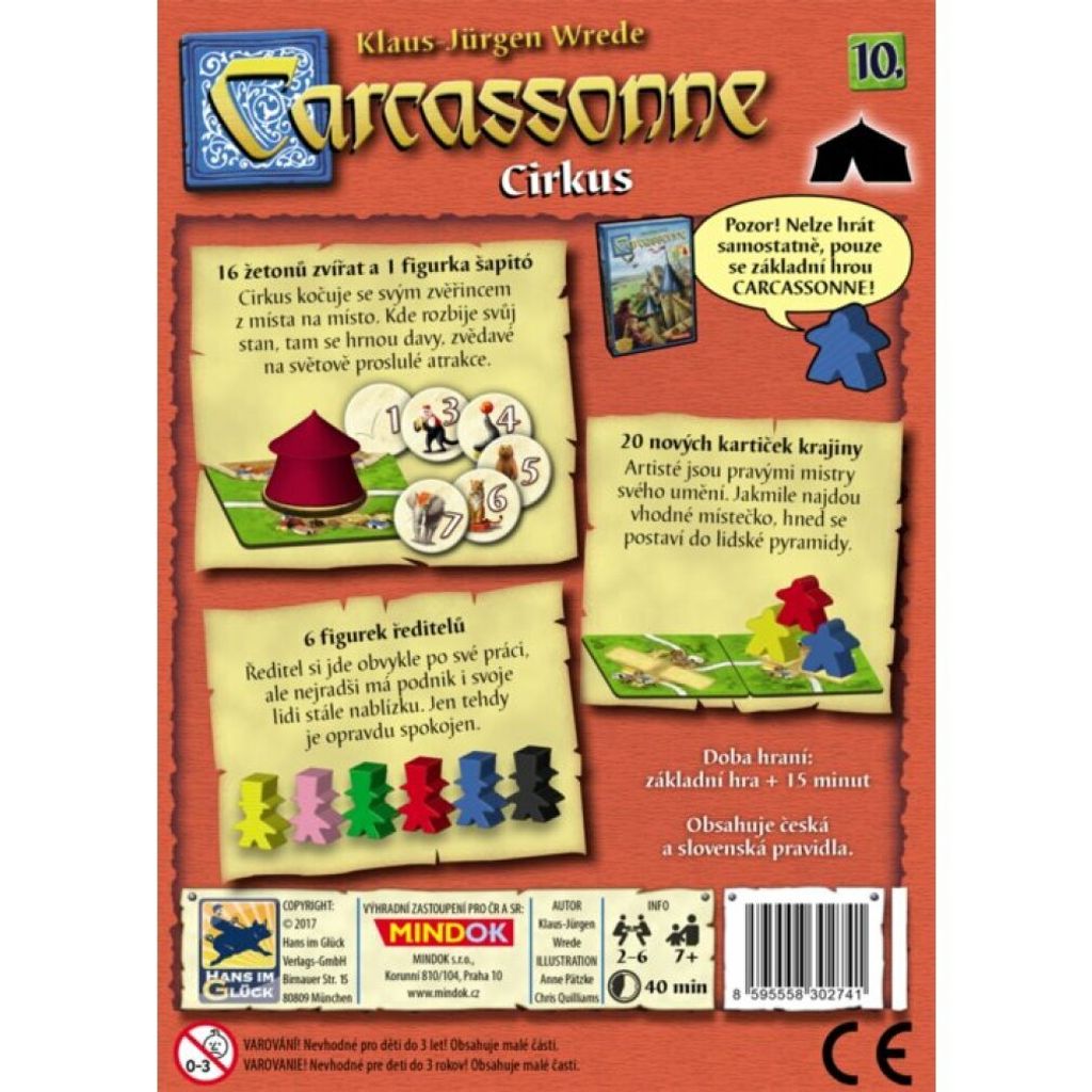 Carcassonne: Zirkus (10. Erweiterung)