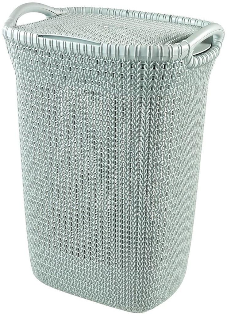 Koš na prádlo KNIT mlhavě modrý Obrázek produktu 