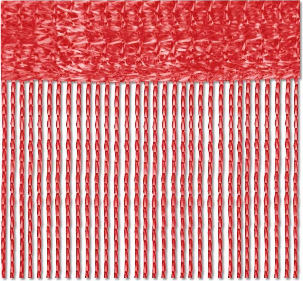 Tenda a fili rossa 90x240 cm – Tenda in microfibra di Immagine del prodotto 