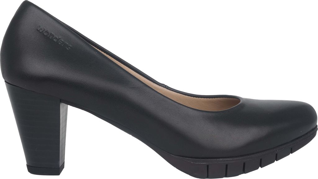 Wonders Damen Pumps Lucy – Elegante hochhackige Pumps mit breitem Absatz und komfortabler Laufsohle