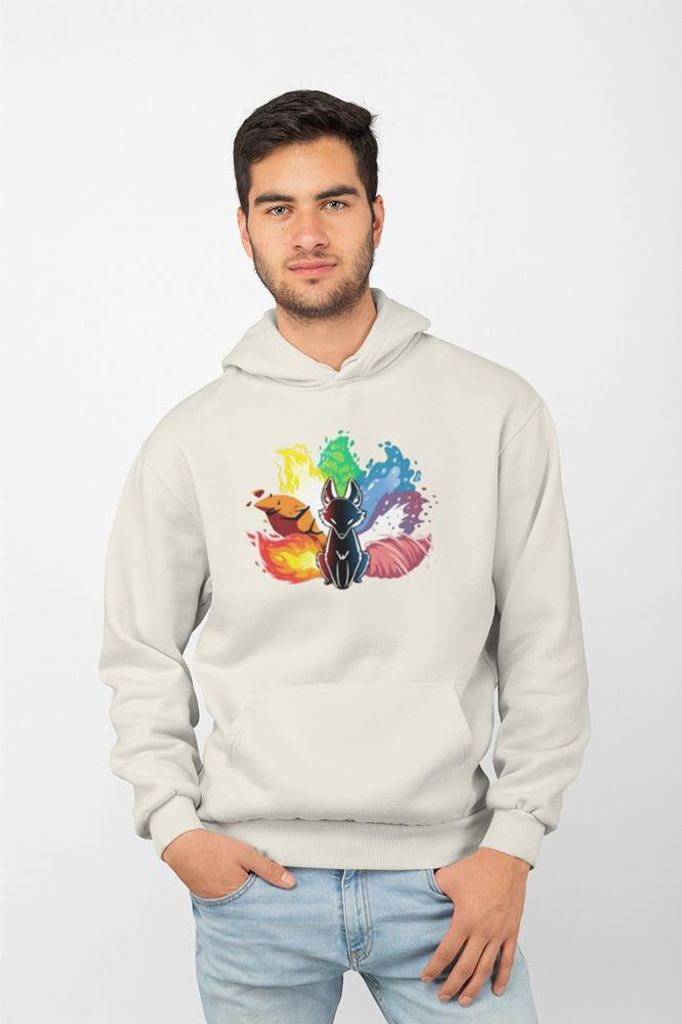 D&B Uni Hoodie MO00008 Fox Creme-Größe 2XL