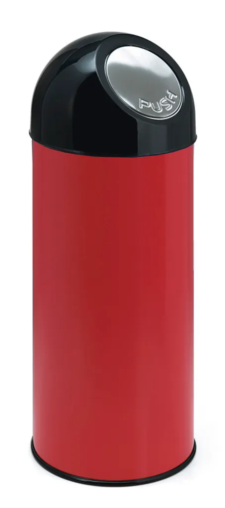 Poubelle de cuisine 55 litres V-Part avec couvercle à pression inox
