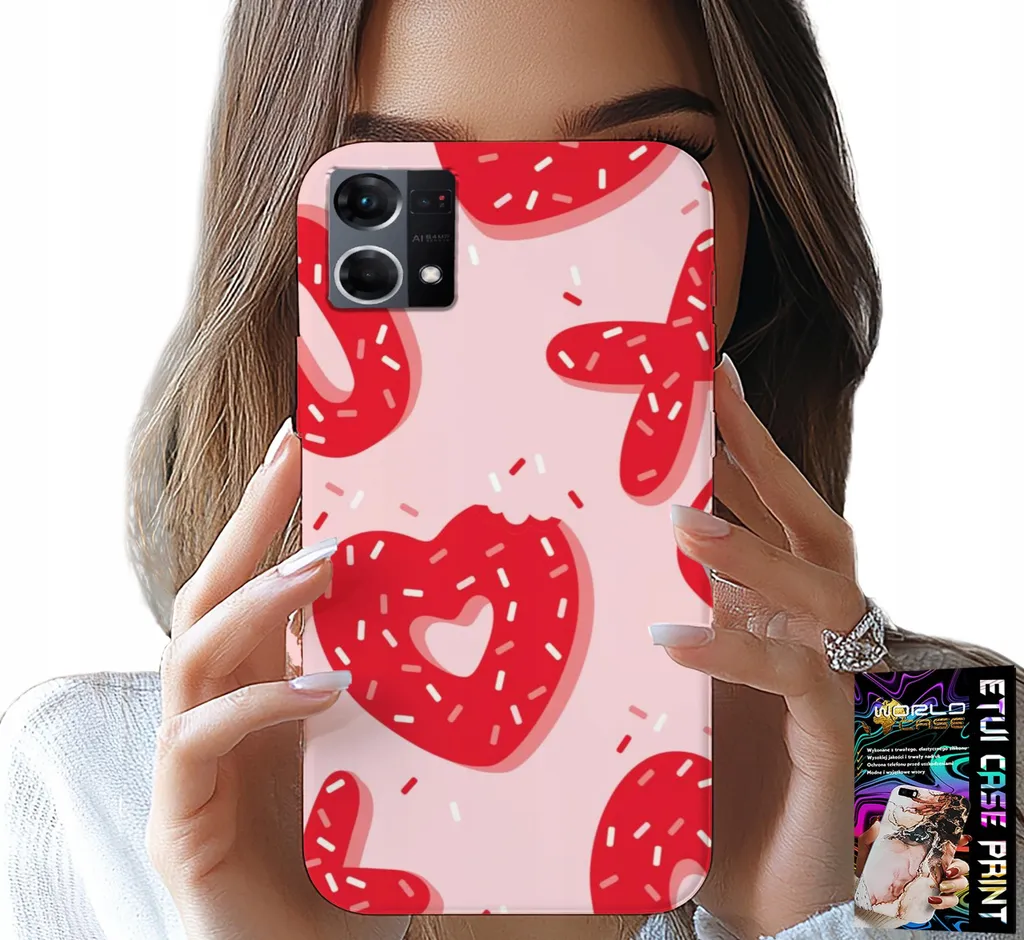 Cover Oppo Reno7 4G Xoxo Heart Vetro - L'Accessorio Must-Have Donna