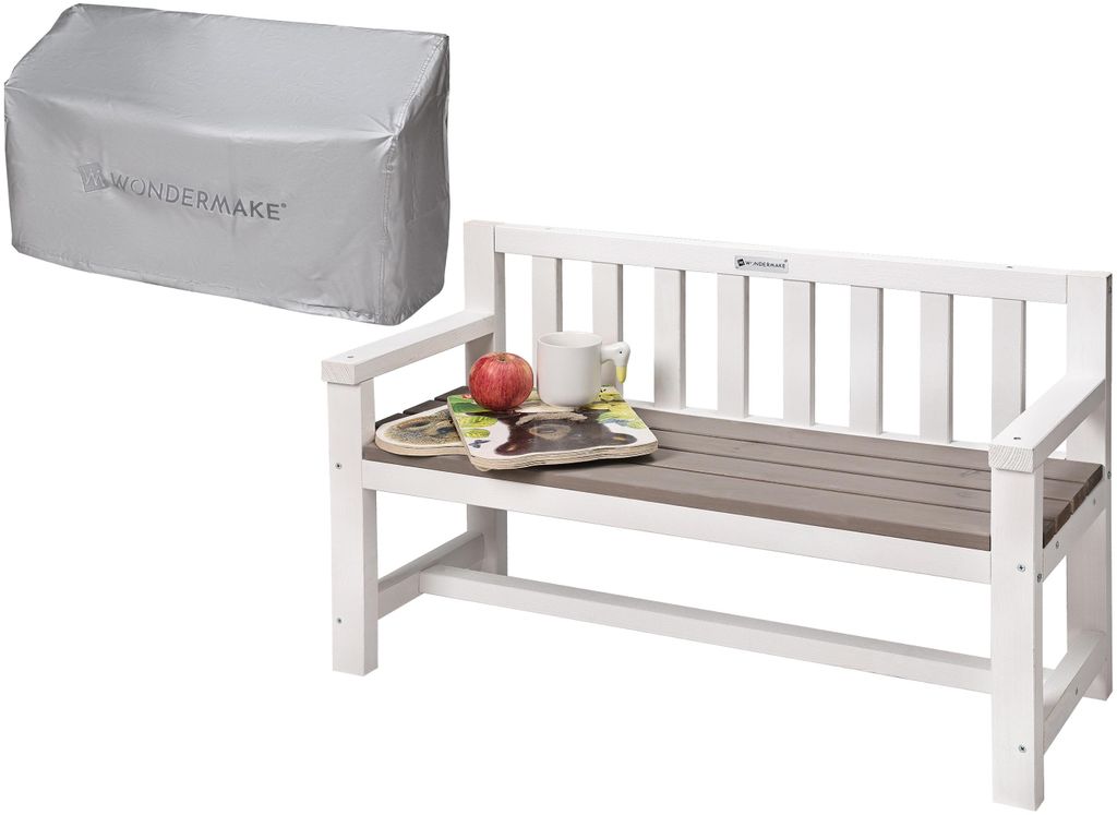 WONDERMAKE® Banc de jardin pour enfants en bois, résistant Image du produit 