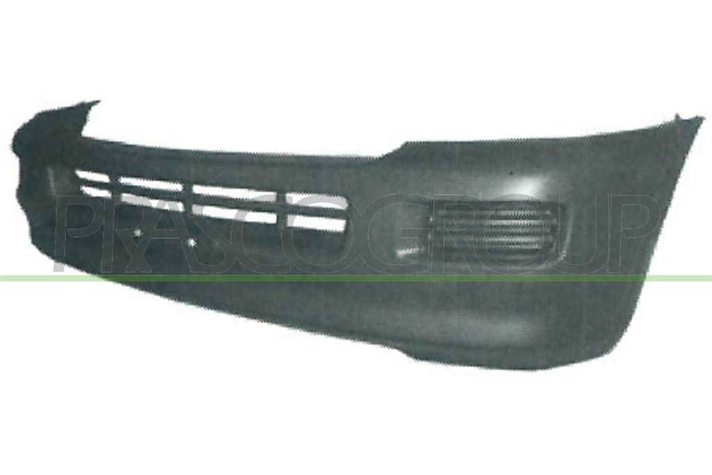 PRASCO Stoßstange Stoßfänger für ISUZU D-Max I Pickup (TFR, TFS) Schwarz IZ8201001