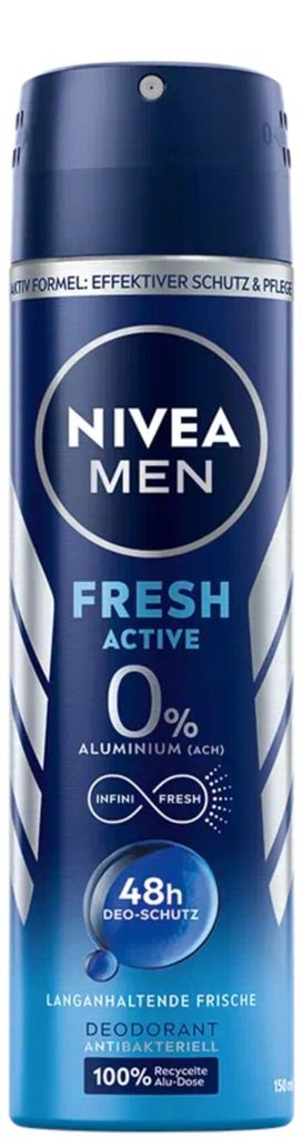 Déodorant en spray Nivea 150 ml pour hommes Fresh Active Image du produit 