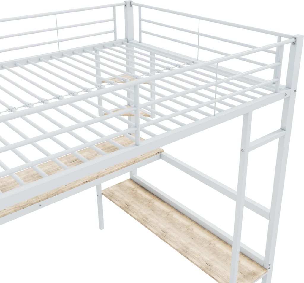 Łóżko piętrowe Flieks 90x200cm z biurkiem i półką, łóżko na Zdjęcie produktu 6