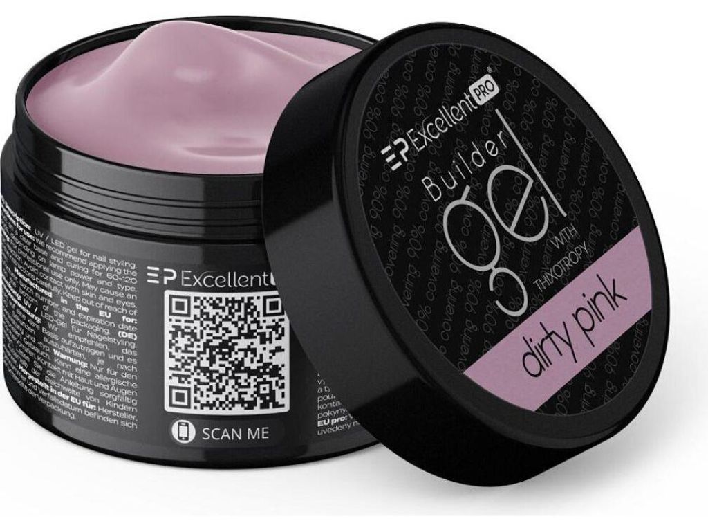 Excellent Excellent PRO | Builder Gel Thixo Dirty Pink 50g Produktbild 