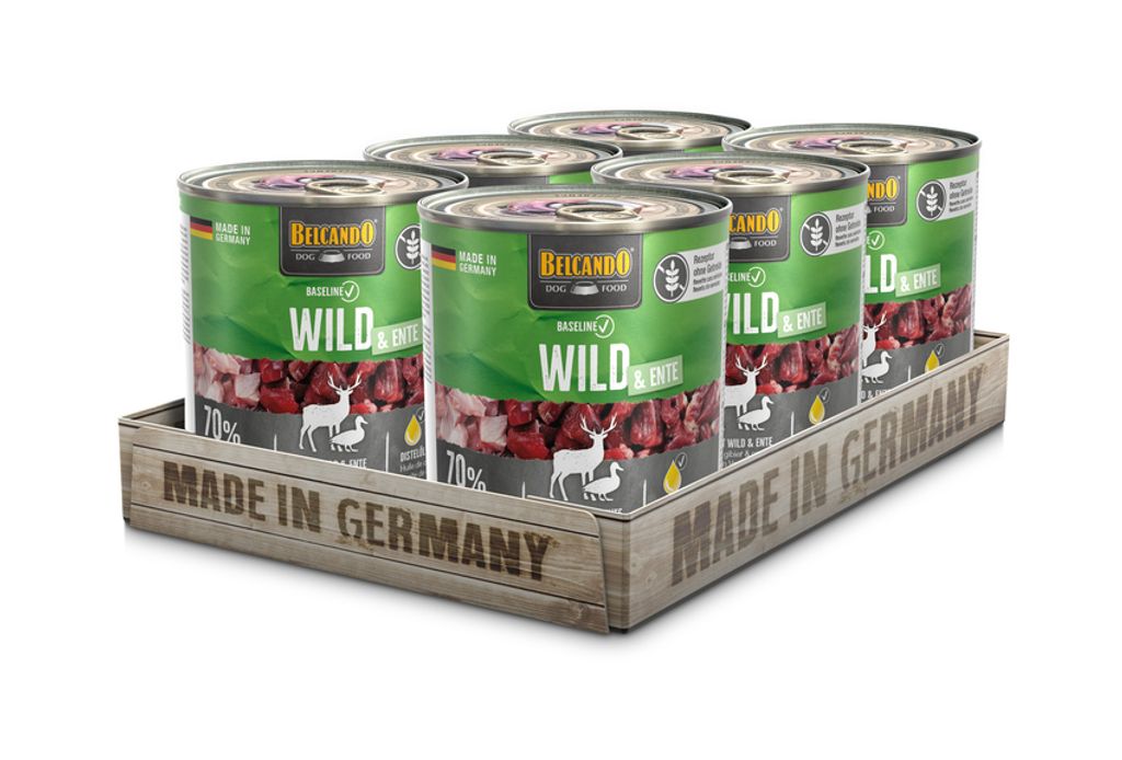 Belcando 513445, Adult, jede Rasse, Ente, Wildfleisch, 800 Produktbild 