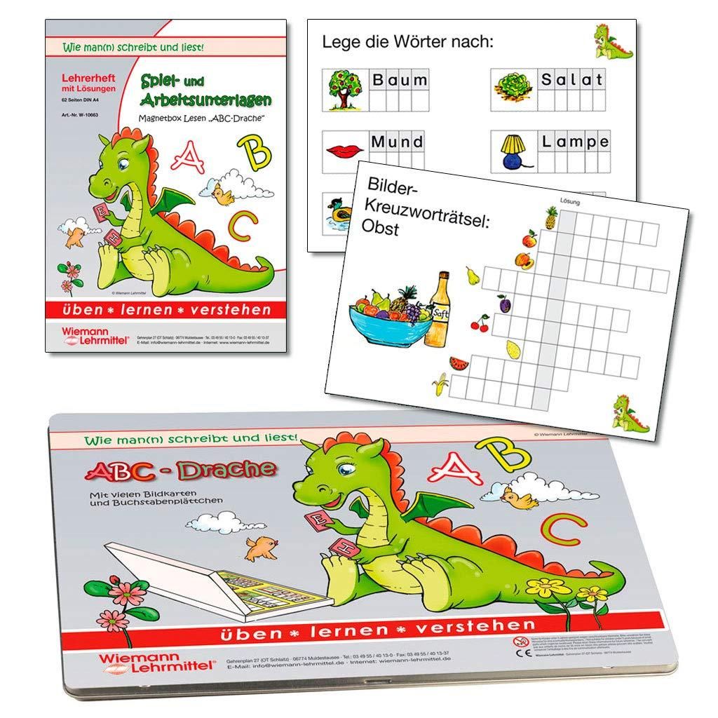 Komplettset „ABC-Drache“ Magnetbox Lesen inkl. Produktbild 