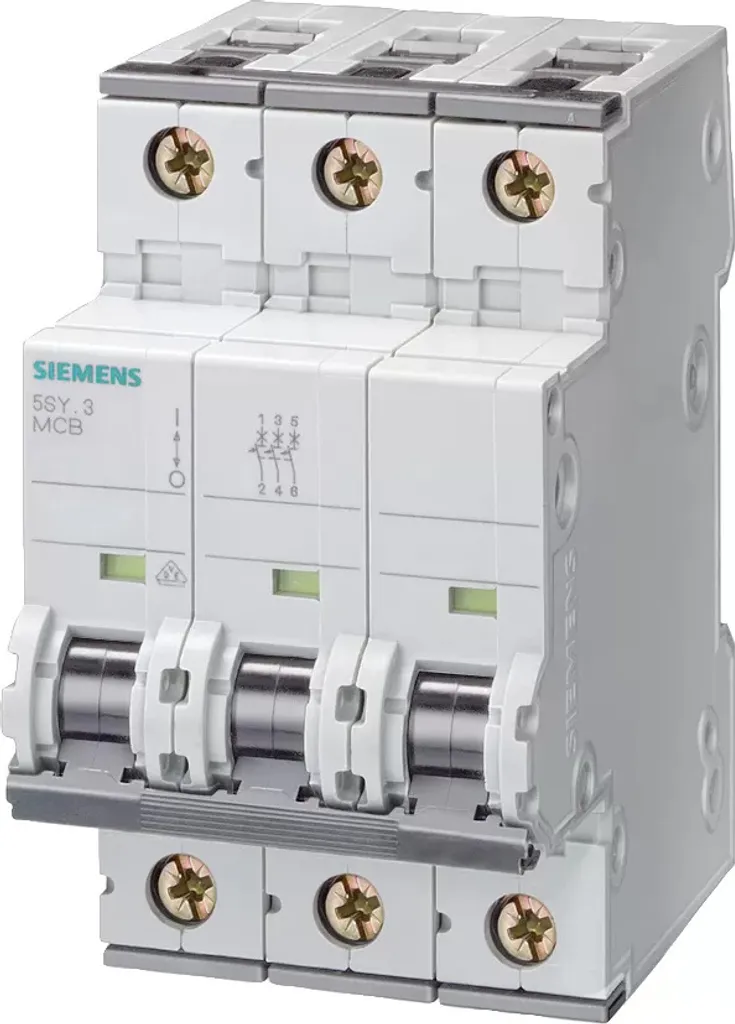 Disjoncteur Magnétothermique Tripolaire 13A Siemens Courbe C 6kA 3P