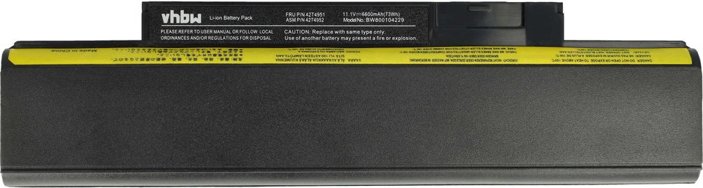vhbw Akku kompatibel mit Lenovo ThinkPad X130e, E120 Produktbild 