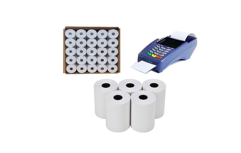 Thermorollen 50 Stück - 57 mm x 30 m | Ø 12 mm | BPA-freies Thermopapier | Bonrollen für EC-Geräte, Kassen, Bondrucker | Hochweiß & langlebig