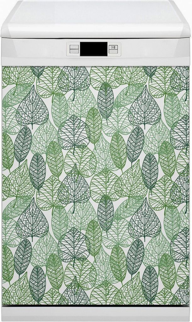 Dekorative Magnetmatte Küche Geschirrspüle 45x80 cm Magnet für Spülmaschine - Waldurlaub
