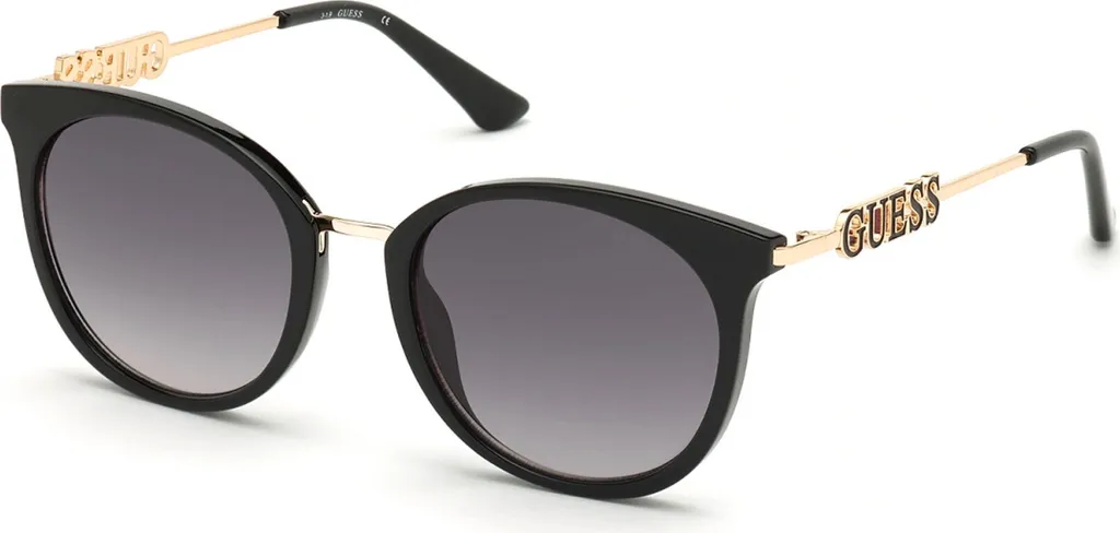 Lunettes Guess GU7645 Inie Noir Brillant avec verres gris protection UV
