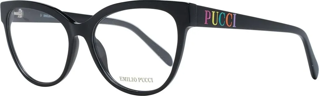 Emilio Pucci EP5182 55001 Montatura Vista Donna in Acetato Nero