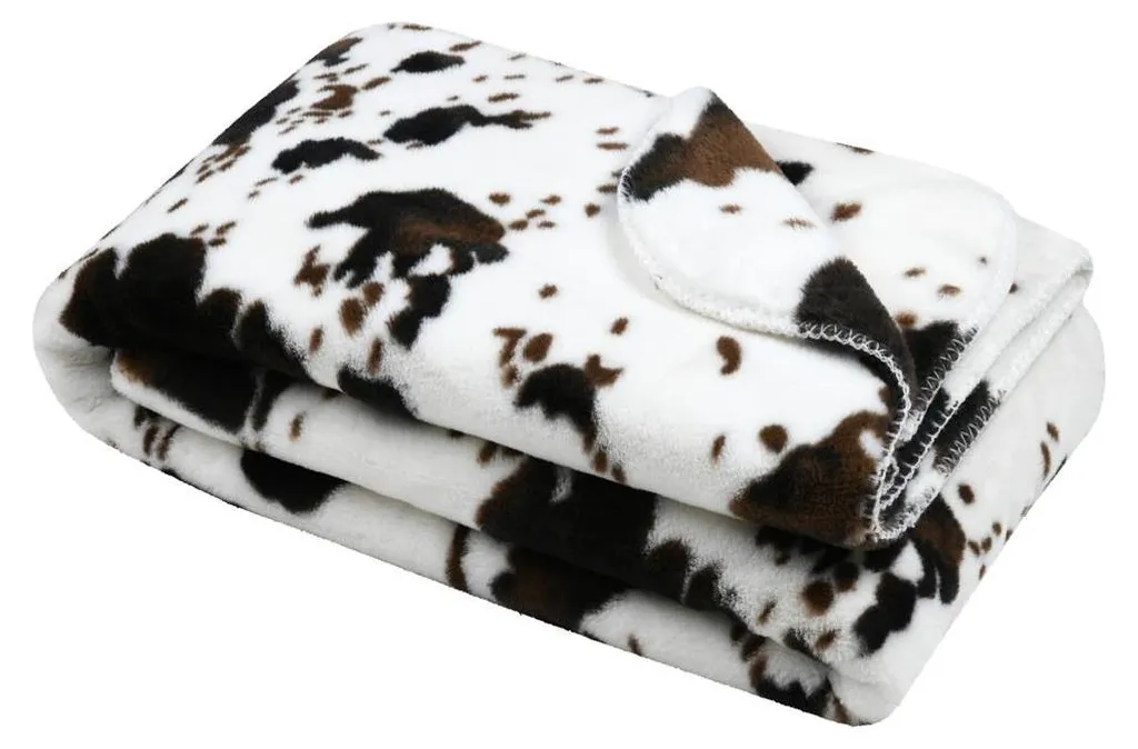 Couverture Plaid Western en Laine Mixte pour Canapé et Lit Rustique