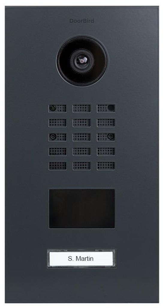 Doorbird D2201V IP Video Türsprechanlage Edelstahl RAL 7016 Produktbild 