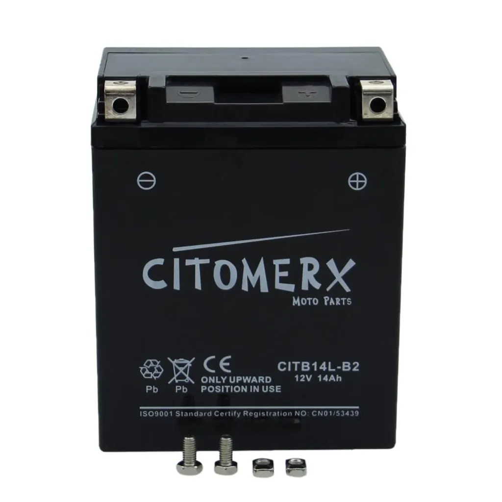 Batterie Gel 12V 14Ah CIT YB14L-B2 - Finissez-en avec les Fuites d'Acide