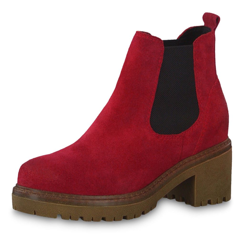 Marco Tozzi Stiefelette Stiefelette Veloursleder