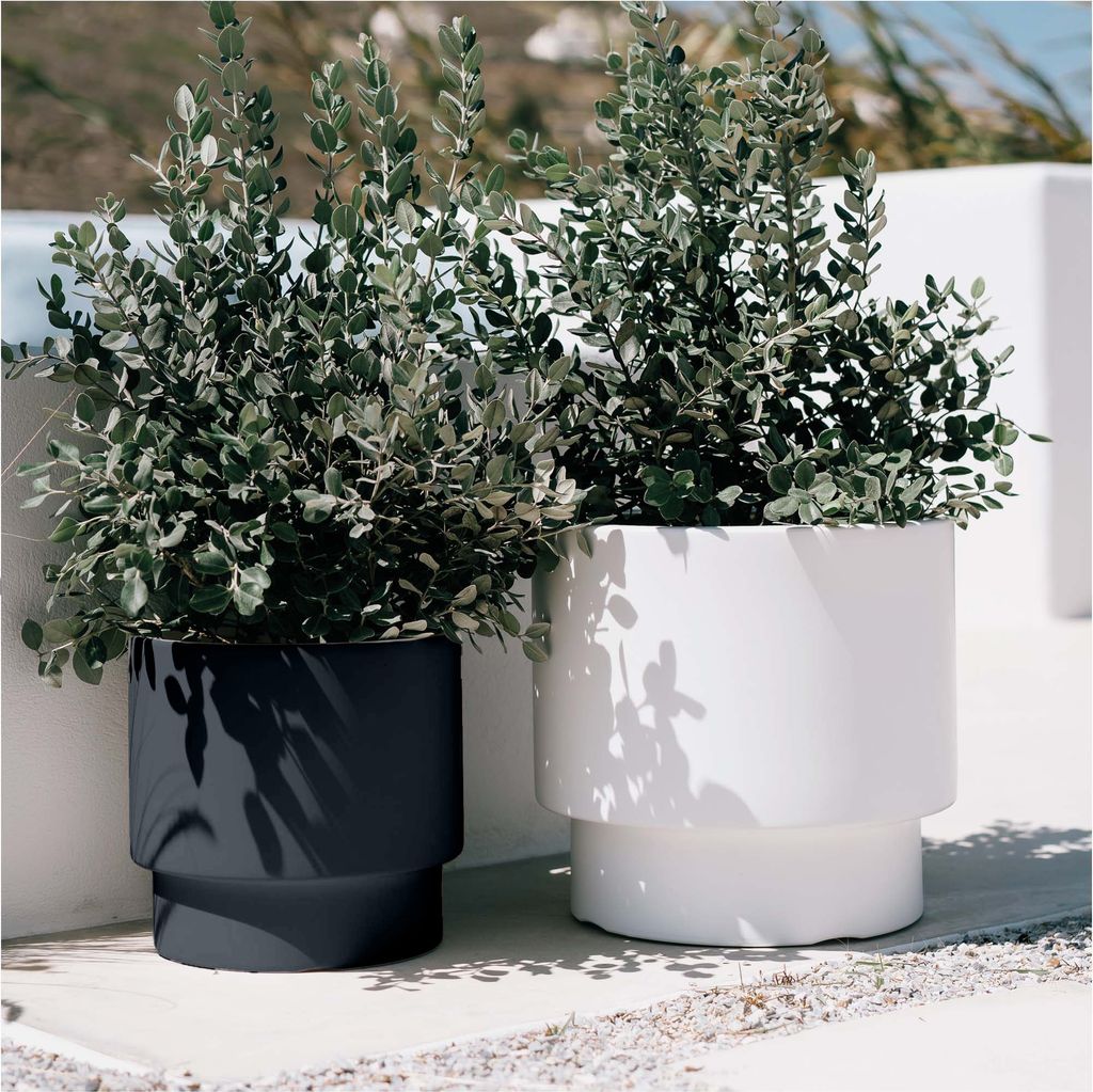 Blumentopf mit Einsatz HEOSE anthrazit 29,8 cm Produktbild 14