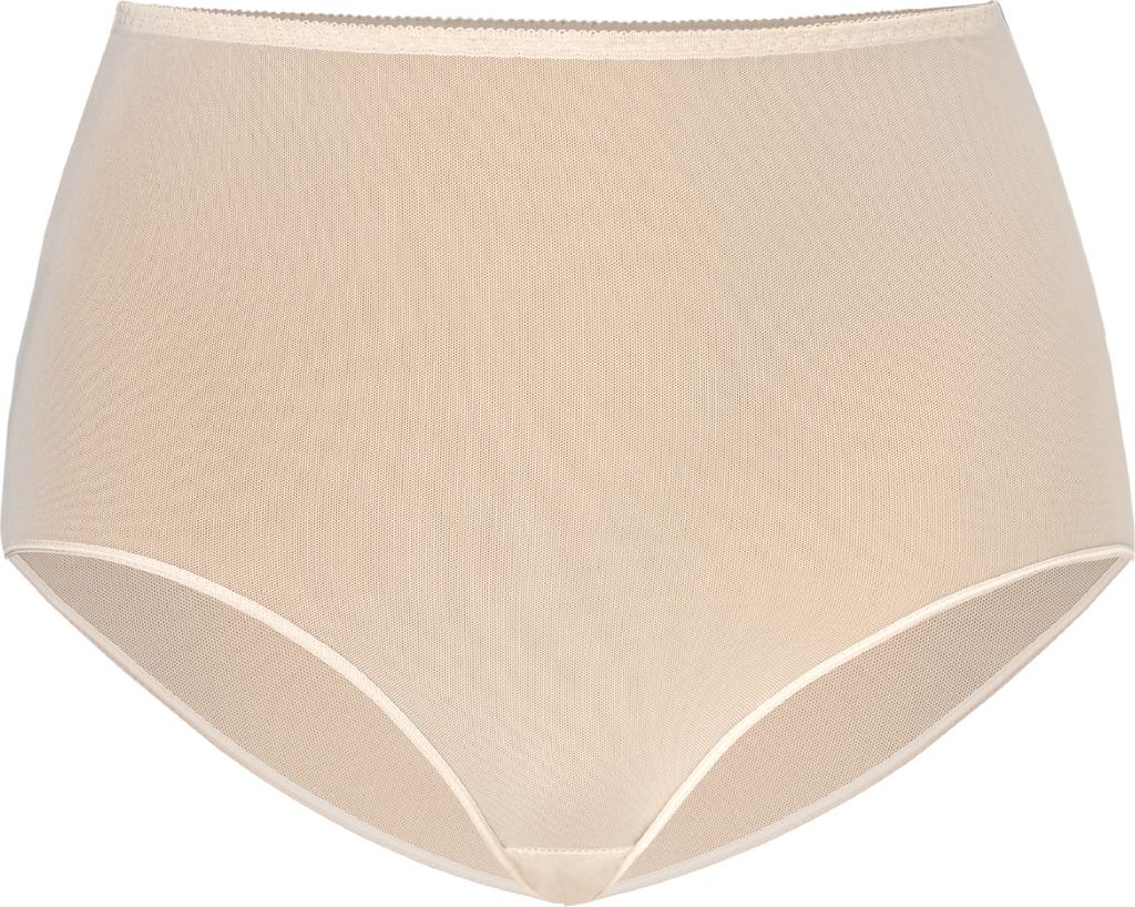 Teyli Hohe Taille Mesh Slip Retro Female 306 beige XXL