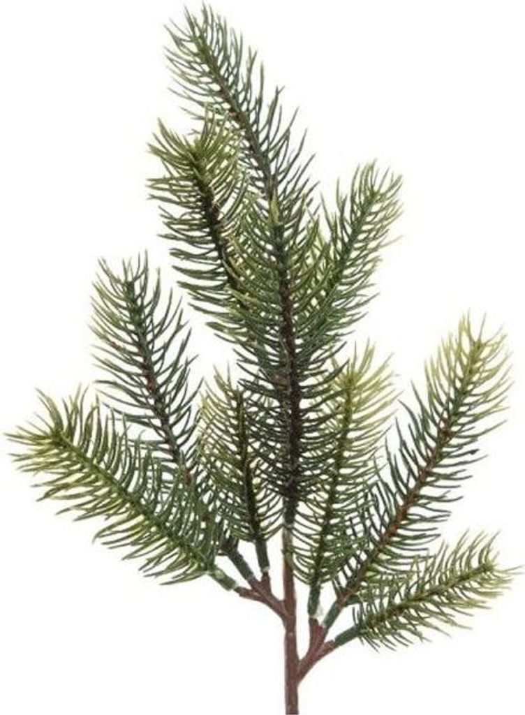 Tannenzweig 35cm PE Spritzguss künstlich grün Produktbild 