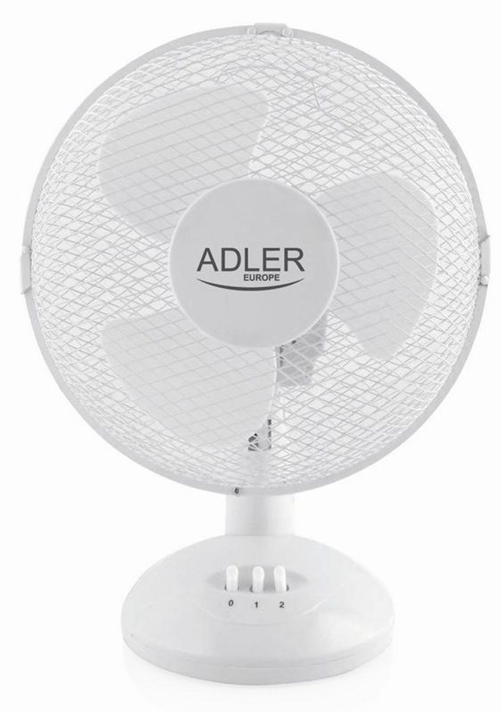 Adler Europe - Tischventilator ADLER AD 7302 (23cm) (wh); AD7302