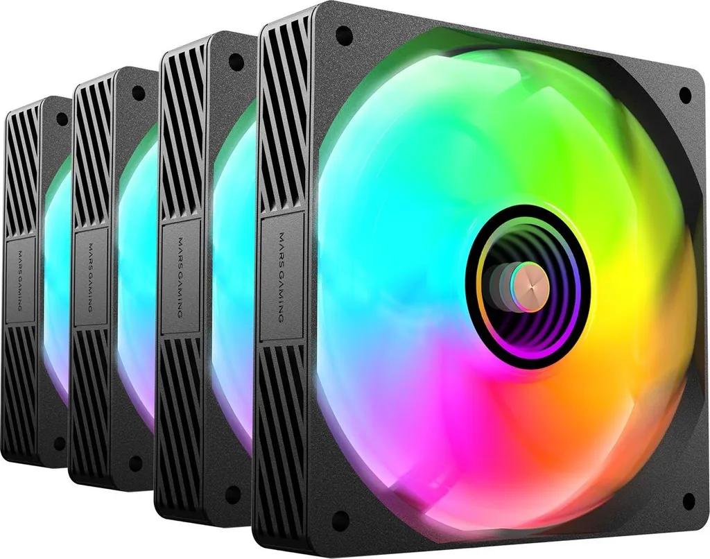 Ventilation PC Gaming ARGB 120mm Tacens Mars MF-SI4KIT Pack de 4 avec Télécommande - 8