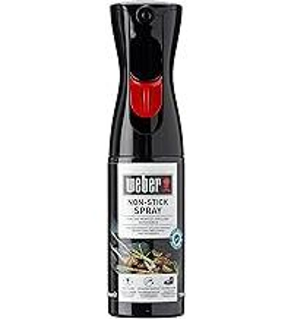 Weber Non-Stick Spray 200ml, Antifhaftspray für Grillrost, Nebelspray mit großem Sprühbereich, 100% auf natürlichen Inhaltsstoffen, zum Einfett...