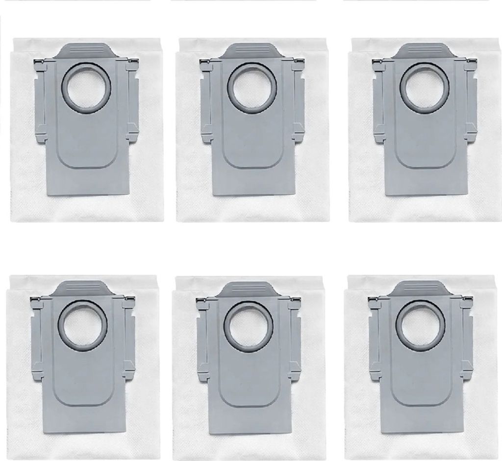 Mobilly Ersatzsack-Set für Roborock Q Revo, 6 Stück