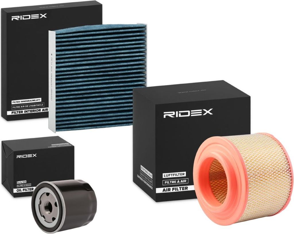RIDEX Filterset Inspektionspaket Filtersatz für TOYOTA HILUX III Pick-up (TGN1, GGN2, GGN1, KUN2, KUN1)