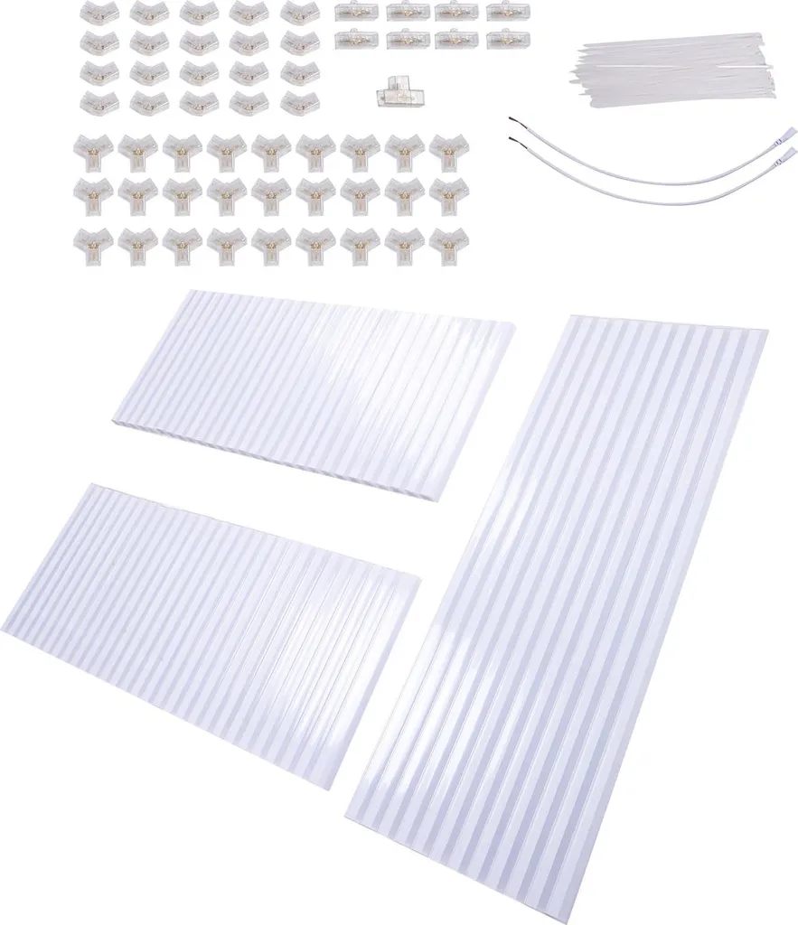 Éclairage LED garage puissant 86400lm fini les zones d'ombre 672W - 4
